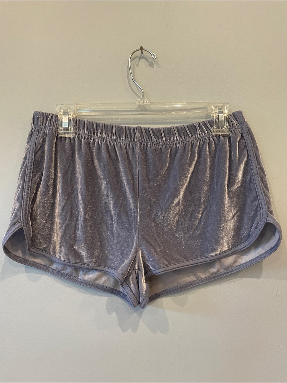 Velvet Lounge Shorts in Dusty Lavender topshop size 6